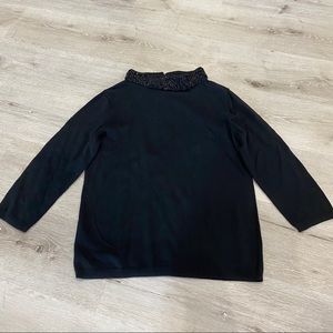 Talbots beaded sweater